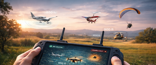 See manned aviation traffic